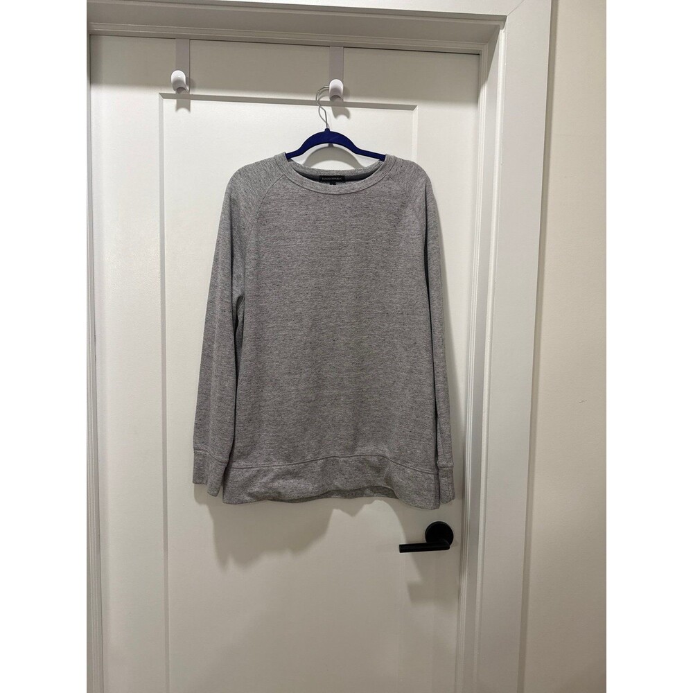 Men's Gray banana republic Crewneck Pullover Sweater